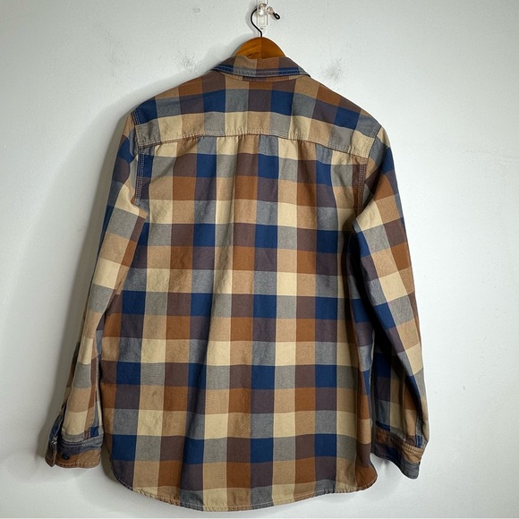 L.L. Bean Men’s Lined Flannel Shirt Shacket Size Medium - Picture 6 of 10